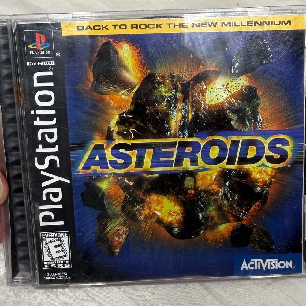 Asteroids Sony PlayStation 1 PS1 Activision 1998 SLUS-00773 Arcade‎ Shooter NTSC